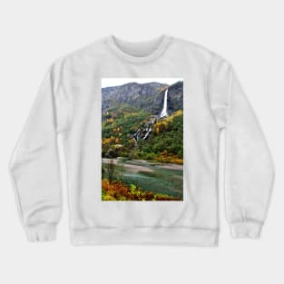 Flamsdalen Valley Flam Norway Scandinavia Crewneck Sweatshirt